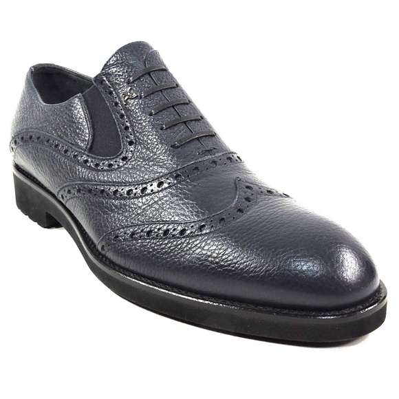 ALBERTO CICCIOLI ?? MEN\'S BLUE SOFT LEATHER COMFORT LOAFERS main image 6